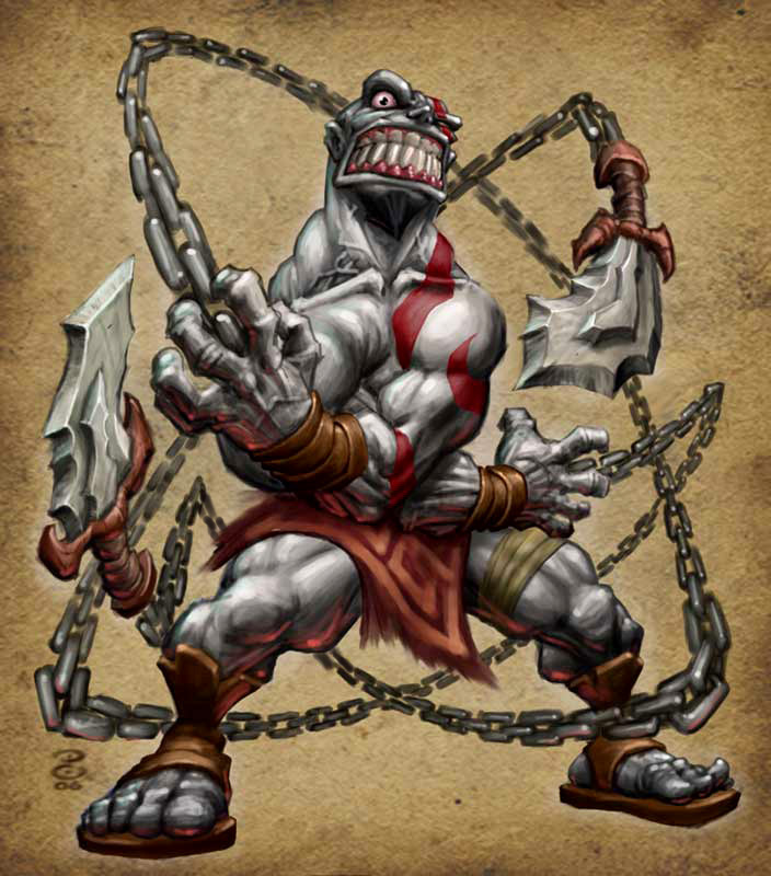 Kratos, from God of War