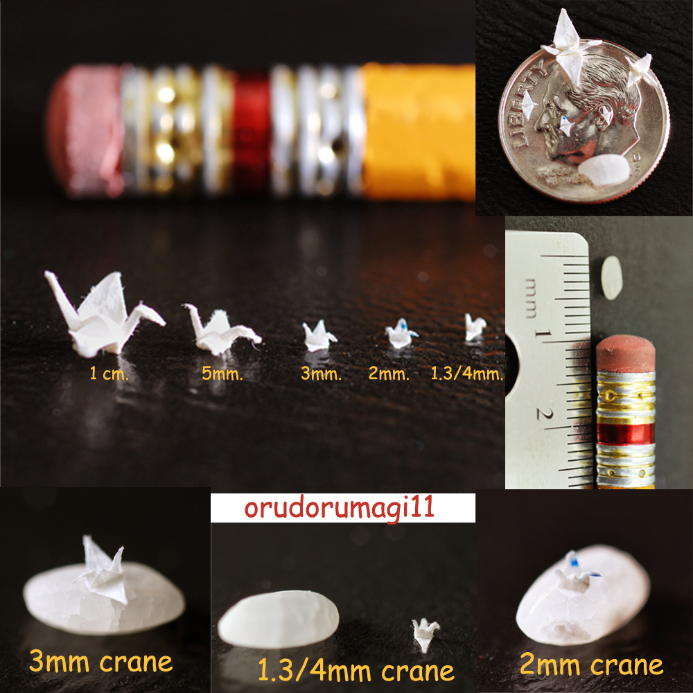 Miniature cranes 2 by orudorumagi11