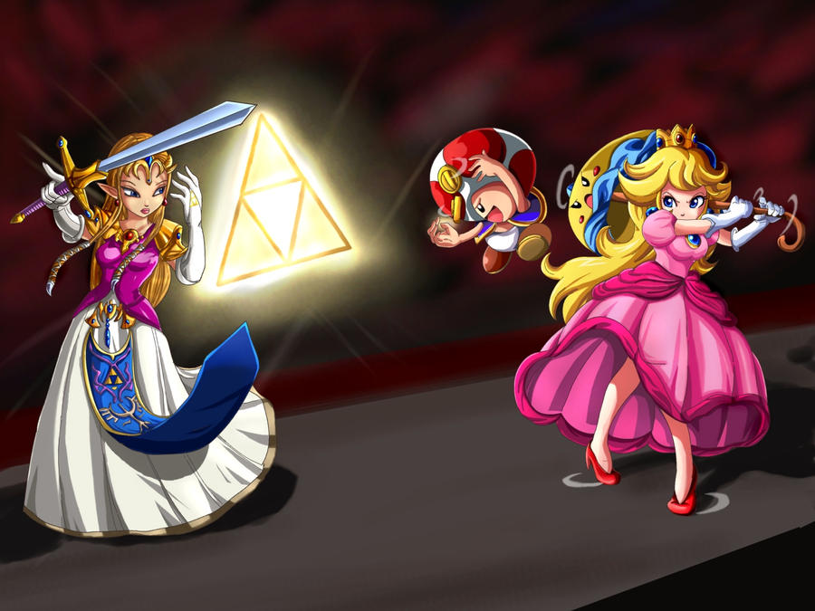 princess peach mario kart wii. When two princess fight,