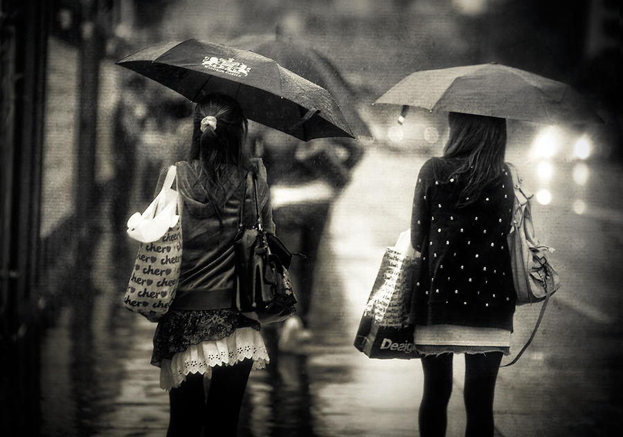 umbrellas rain