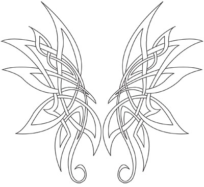 Celtic Butterfly Tattoo Designs 6