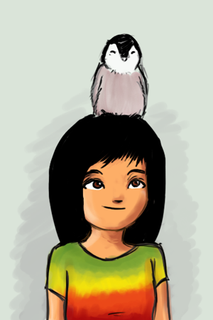 A_Girl_and_her_Penguin_by_RobCham.png